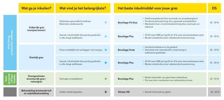 Schema bonsilage