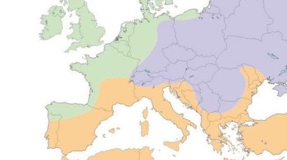 Klimaatzones Europa